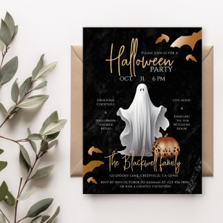 Modelo de Convite de Festa de Halloween para Adult