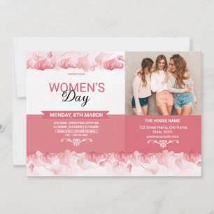Modelo de Convite de festas para Dia das Mulheres
