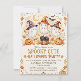Modelo de Convite de Halloween da Mansão Assombrad