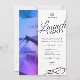Modelo de Convite de Lançamento Elegante