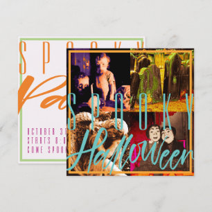 Modelo de Convite de Spooky Halloween