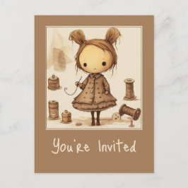 Modelo de Convite Maxine le Modiste