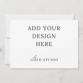 Modelo de convite paisagem 5 x 7 em branco