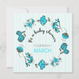 Modelo de Convite para Chás de fraldas Whimsical