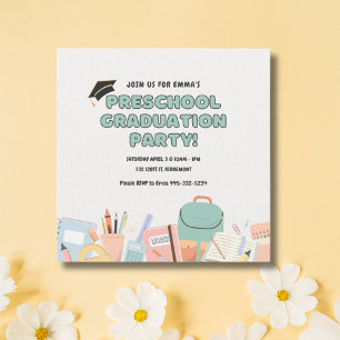 Modelo de Convite para Festa de formatura pré-esco