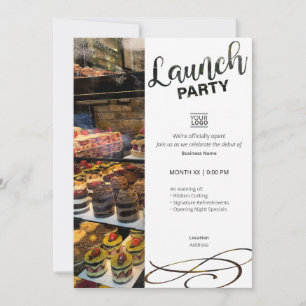 Modelo de Convite para Festa de Lançamento