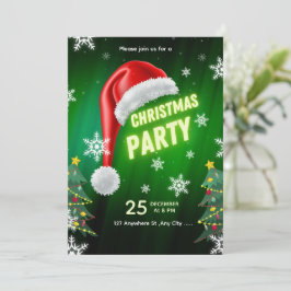 Modelo de Convite para Festa de Natal