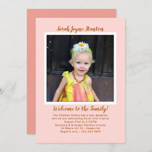 Modelo de Convite para Fotografia de Festa de Adoç