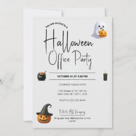 Modelo de Convite para Halloween do Office