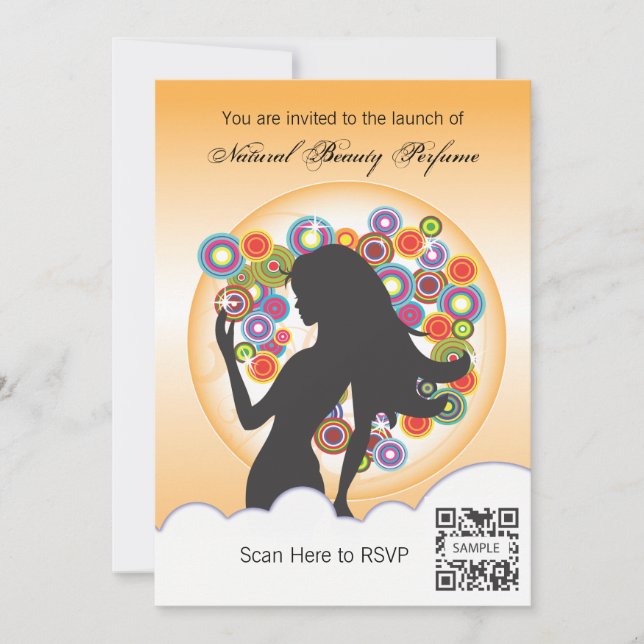 Modelo de Convite Perfume (Frente)