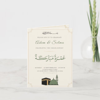 Modelo de Convite Umrah Mubarakah