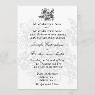 Modelo de Convites de Casamento