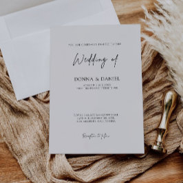 Modelo de Convites de casamento modernos