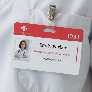 Modelo de Crachá de Identificação Personalizado pa