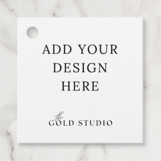 Modelo de Etiqueta de Favor com Furos