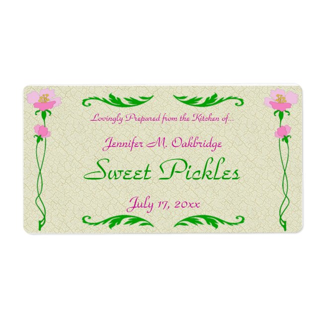 Modelo de Etiqueta de Jar de latência para uso dom (Frente)