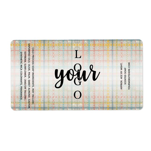 Modelo de Etiqueta de Sabão de Processo Frio de Bo (Frente)