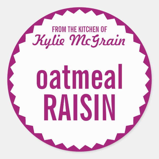 Modelo de Etiqueta de Venda de Assar do Cookie Exc (Frente)