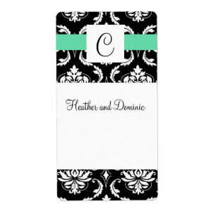 Modelo de Etiqueta de Vinho de Casamento Personali