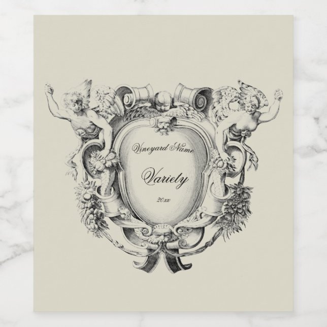 Modelo de Etiquetas Anônimas de Cartucho (Rótulo Único)