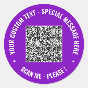Modelo de Etiquetas de Texto e Código QR Personali