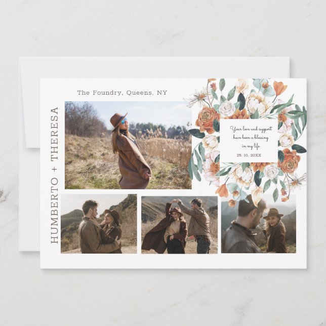 Modelo de Faixa de Cabine de Foto em Aquarela (Frente)