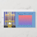 modelo de feliz hanukkah<br><div class="desc">bom cartão de feriado,  personalizável com sua imagem e texto.</div>