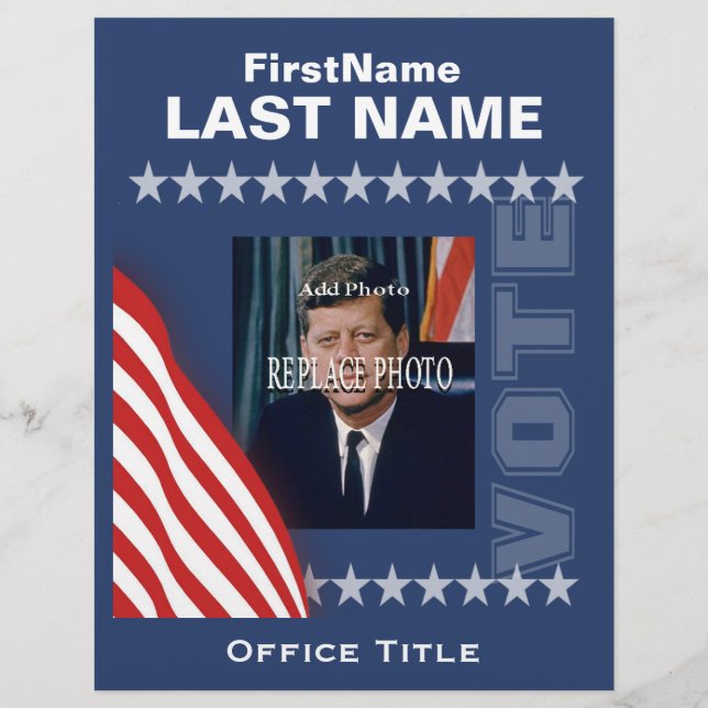 Modelo de folheto de campanha (Frente)