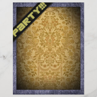 Modelo de folheto de festa