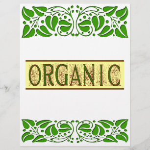 Modelo de Folheto Orgânico