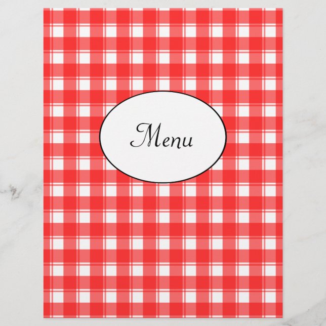 Modelo de folheto personalizado de menu de restaur (Frente)