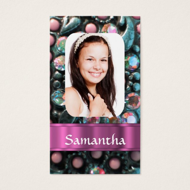 Modelo de foto cor-de-rosa (Frente)