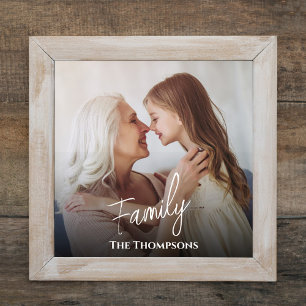 Modelo de Foto da Família Simples Personalizado