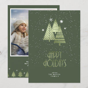 Modelo de Foto de Árvores de Natal V2 Green ID863