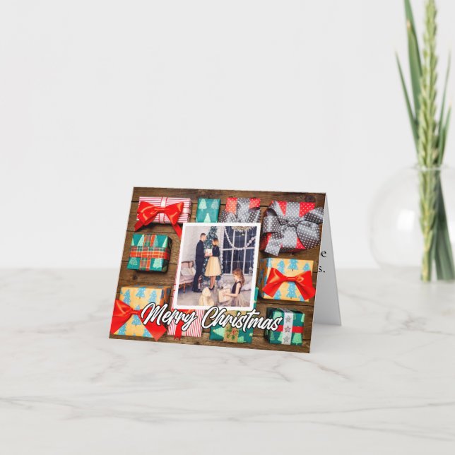 Modelo de Foto de Férias Personalizado Natal (Frente)