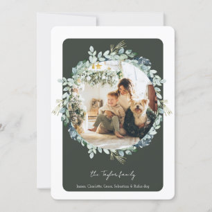 Modelo de Foto de Folhagem de inverno Verde de Nat