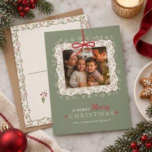 Modelo de Foto de Natal Vine & Berry ID1337