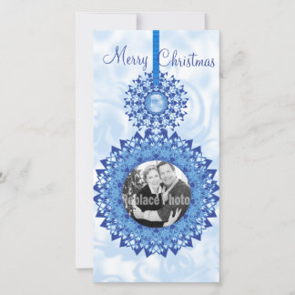 Modelo de Foto de Ornamentos Flocos de Neve Feliz