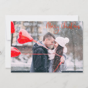Modelo de Foto de Sobreposição de Neve Feliz Natal