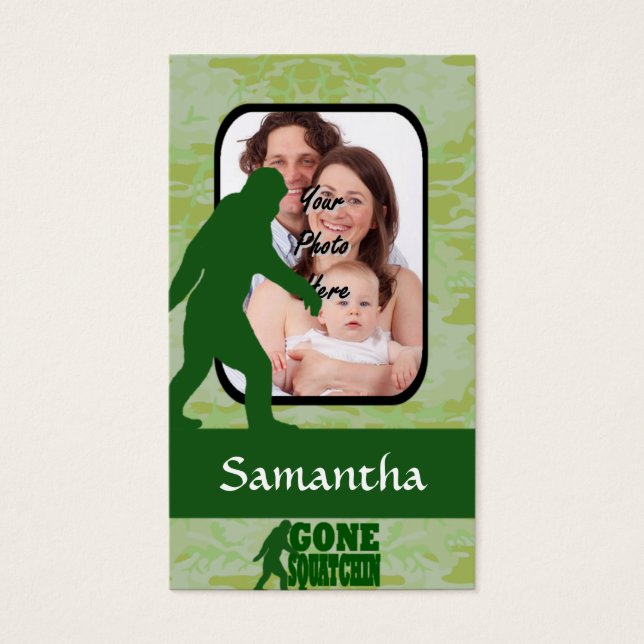 Modelo de foto de squatchin perdido (Frente)