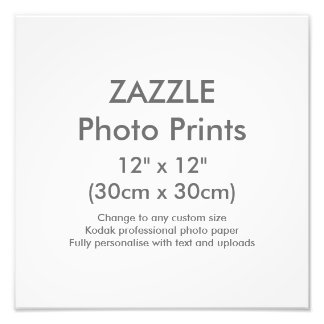 Modelo de Foto Impressão de 12" x 12" personalizad