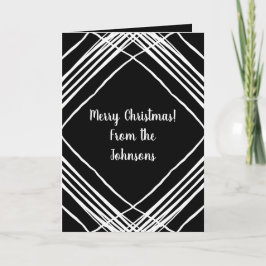 Modelo de Foto Moderno - Natal Preto e Branco