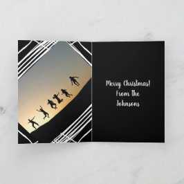 Modelo de Foto Moderno - Natal Preto e Branco