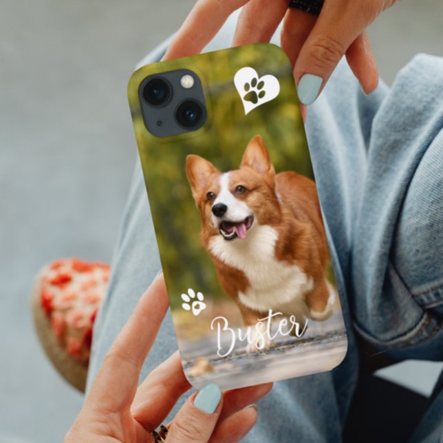 Modelo de Foto Personalizada de Cachorro Gato Pata (Criador carregado)
