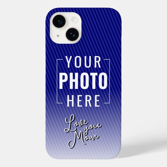 Modelo de Foto Personalizado 'Amo Você Mamãe' (Verso)