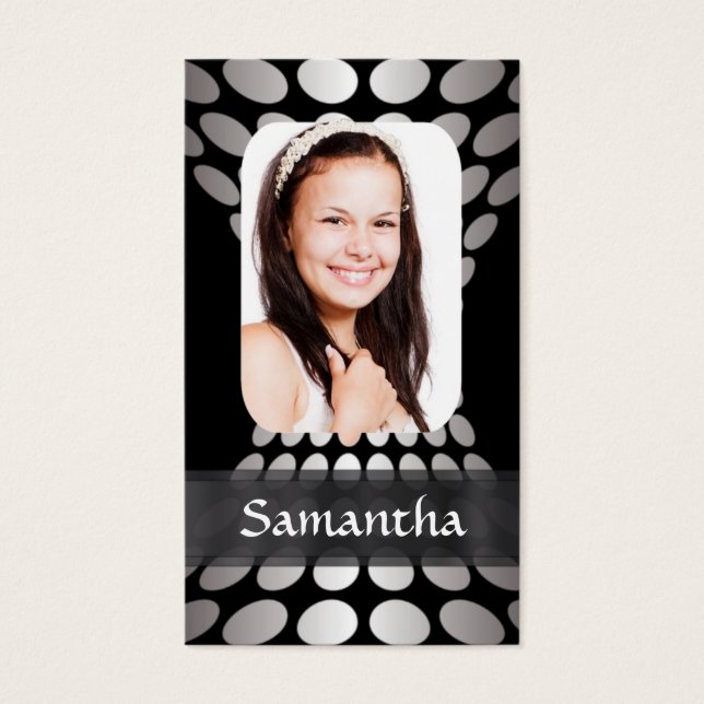 Modelo de foto personalizado moderno (Frente)
