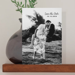 Modelo de Foto Preto e Branco Código QR Salvar Dat