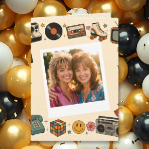 Modelo de Foto Retro Divertida Feliz Aniversário M
