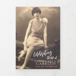 Modelo de foto simples do programa de serviço fune