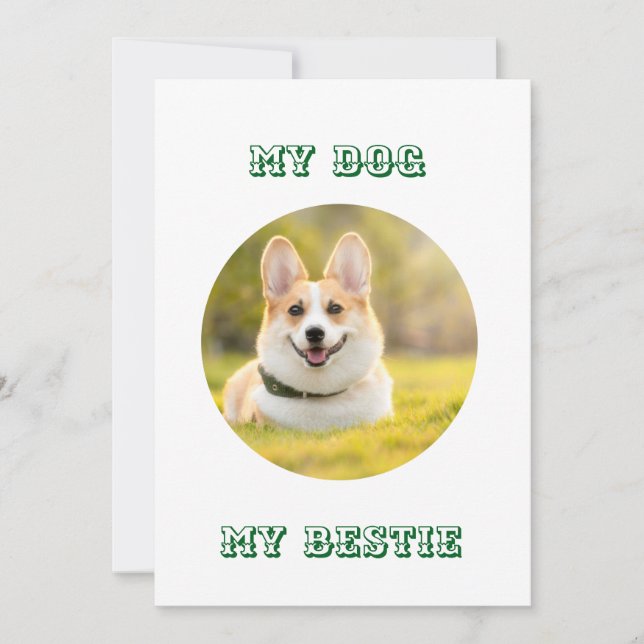 Modelo de Fotografia Personalizado para Meu Cachor (Frente)